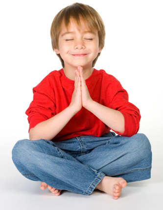 crianca- meditando