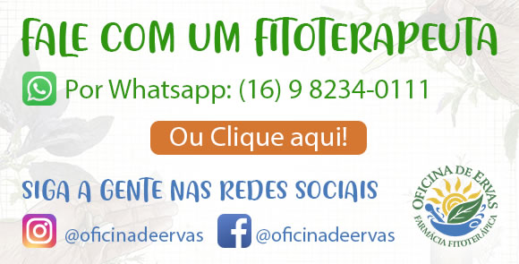 Fale com nosso fitoterapeuta - Oficina de Ervas